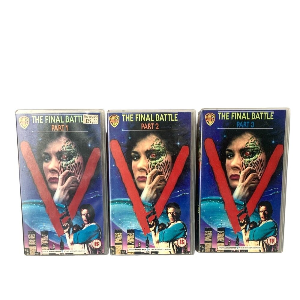 Complete V The Final Battle VHS Tapes Alien Science Fiction Sci Fi
